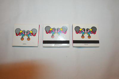 3pc Lot Monar Match Company Psychedelic Peter Max Style MatchBooks Reflections