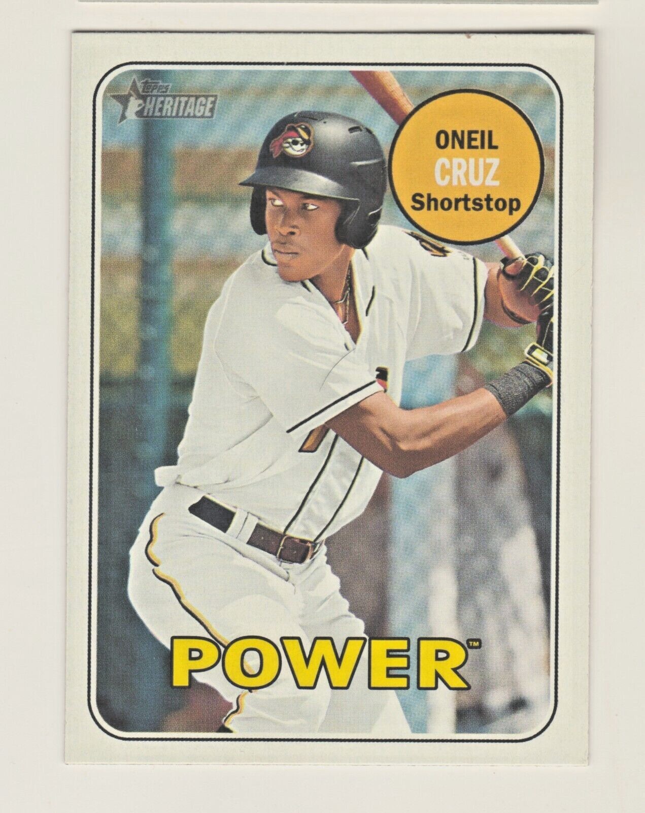 2018 Topps Heritage Minors #20 ONEIL CRUZ RC Rookie Pittsburgh Pirates