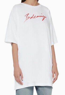 red balenciaga t shirt