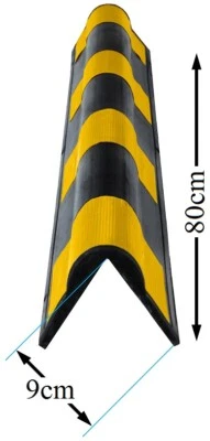 ONPIRA Kantenschutz Eckenschutz Wandschutz Anfahrschutz Rammschutz Gummi Wandpuffer