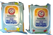 Arm Hammer Kids Face Body Wipes Mango and Watermelon Kiwi Set of 2