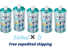 Kao Biore U Body Wash Refill Refresh and Smooth 340ml x 5 pc Set Made in Japan