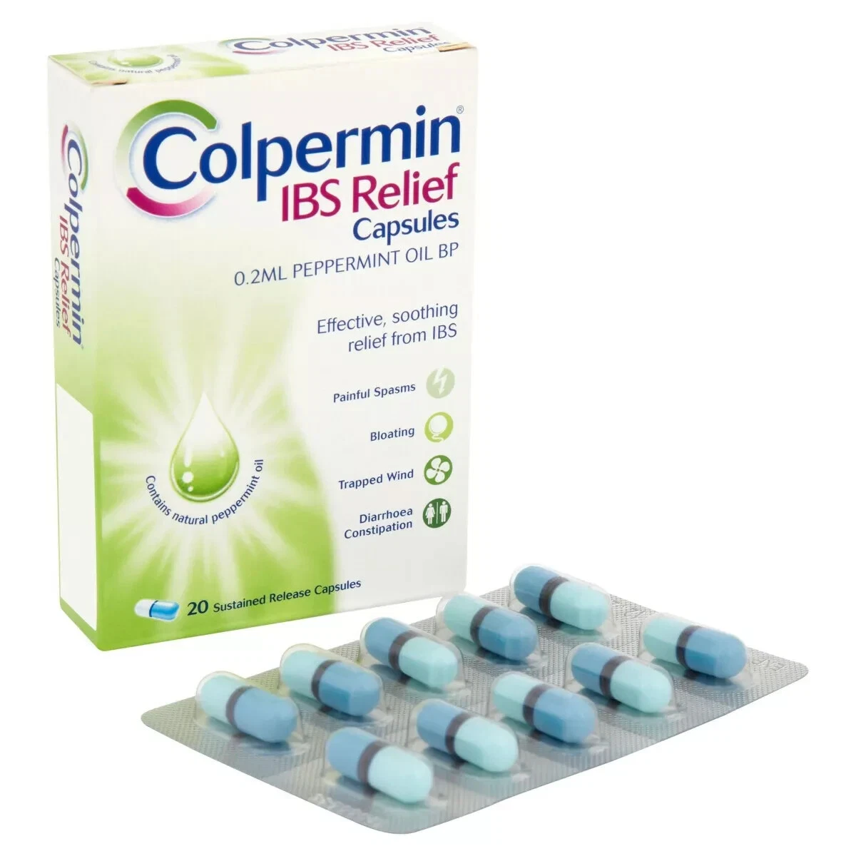 Colpermin IBS Relief Peppermint Oil 20 Capsules
