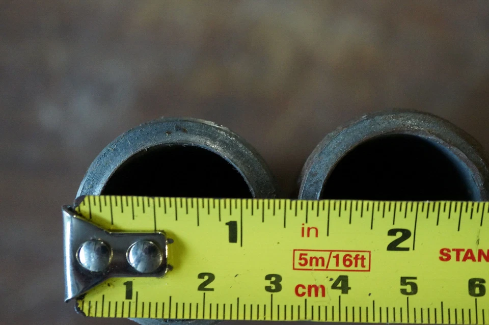 Lot of 2:  Schdeule-80 (Heavy Duty) Galvanized Pipe Nipples  1" NPT x 5" Long - Image 4 of 4