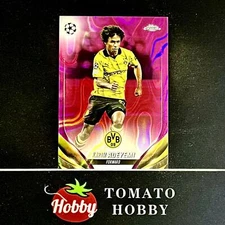TOPPS CHROME UEFA 2023-24 KARIM ADEYEMI PINK LAVA REFRACTOR 1:8000 DORTMUND