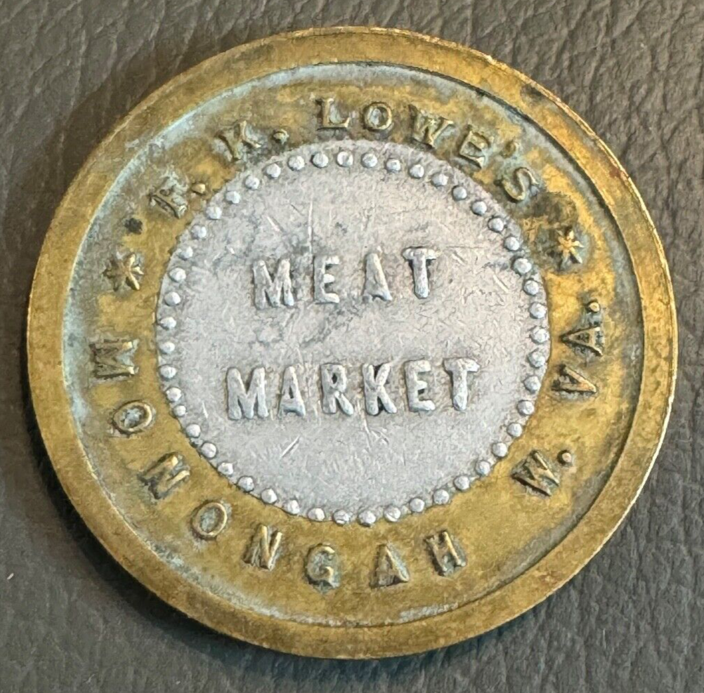 50¢ F.K. Lowes Meat Market, Monongah, W.VA Marion Co WV Coal Scrip eBay
