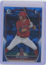 Joe Redfield 2023 Bowman Draft Chrome 1st Sapphire Edition Card #BDC-122 Angels