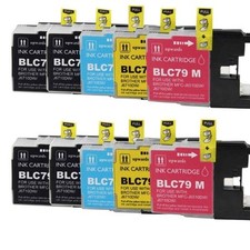 10 Color INK for Brother MFC-J6710 MFC-J6910DW LC 79BK LC 79C LC 79M LC 79Y LC79