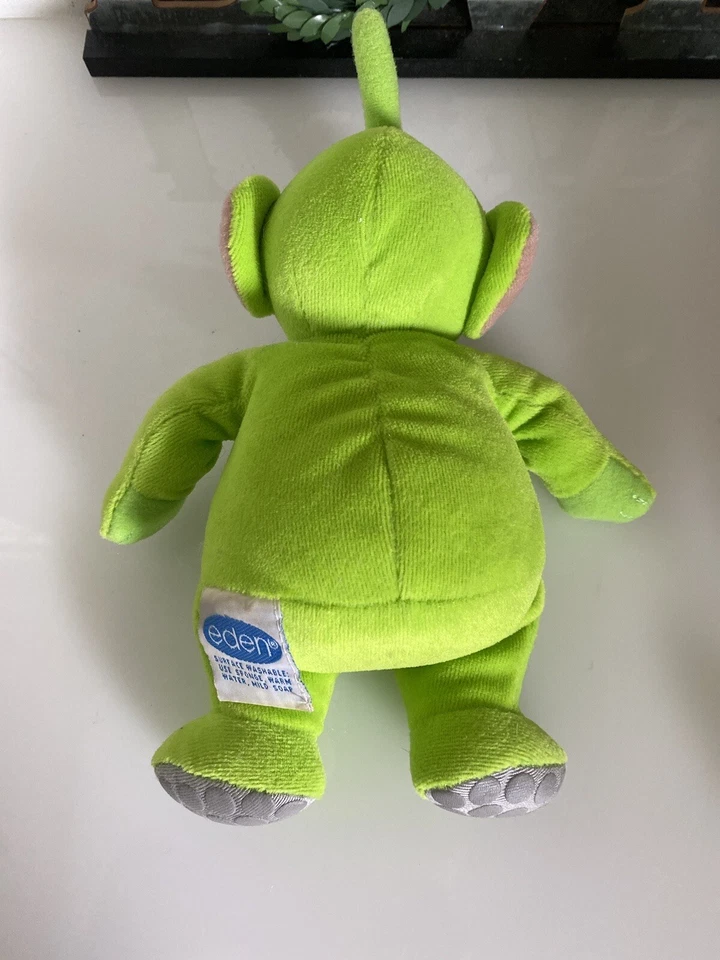 Teletubbies Tinky Winky & Dipsy Eden Teletubbies 1998 vintage púrpura verde 9" Foto 4 de 4