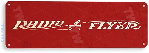 Radio Flyer Sign, Wagon Vintage Style, Retro Toy Box Tin Sign B331