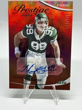 2023 Panini Prestige Xtra Points Premium Red Auto Mark Gastineau /199 NY Jets