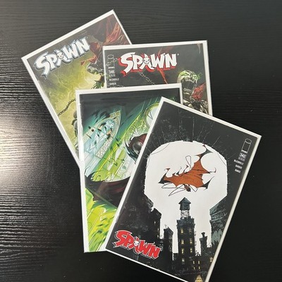 Image Comics Spawn, 4 Book Lot, #342, 343, 346 & 347, All Books NM