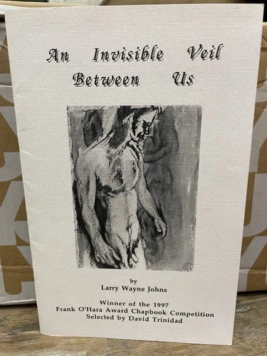 Vintage Chapbook An Invisible Veil Between Us By Larry Wayne Johns Poetry Gay - product listing photo