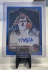 2025-26 Mikel Brown Jr Bowman Chrome 1st True Blue Rookie Refractor Auto /150 ✨