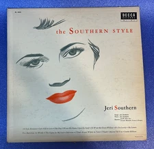 JERI SOUTHERN The Southern Style 1955 DG Mono DECCA DL 8055 Jazz Vocals LP VG/VG