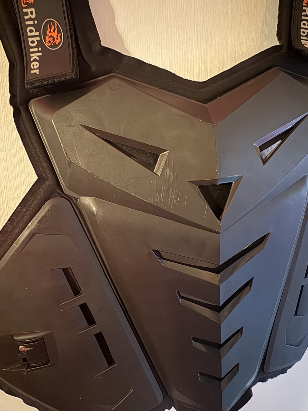 Ridbiker Motocross Motorcycle Chest Protector Body Armor Black Adult Gear