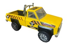 TONKA Toys Pressed Steel Highway Dept Matching TRUCK TRAILER