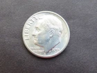 1955-D Roosevelt Dime from Bank Roll Uncirculated some tarnish