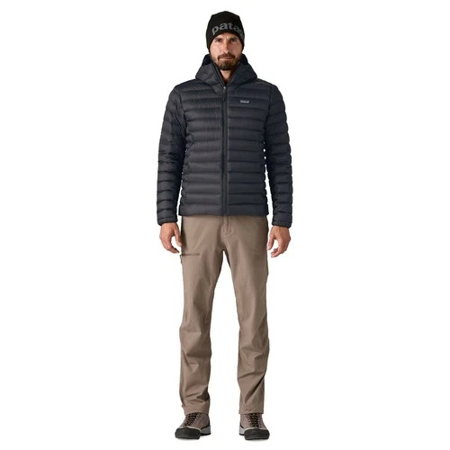 Patagonia Down Sweater Hoody - Men's,Black,sizeXL image 4