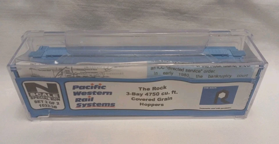 The Rock 13273 Hopper N-scale SPECIAL RUN train PACIFIC WESTERN RAIL SYSTEMS - Image 4 of 4
