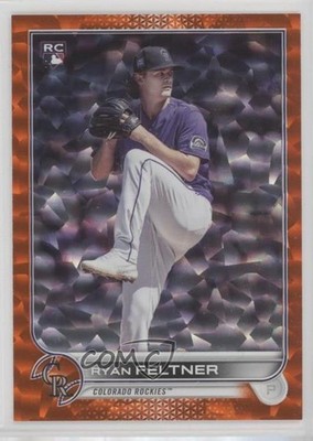 2022 Topps Series 2 Orange Foilboard 79/299 Ryan Feltner #373 Rookie RC 0y84