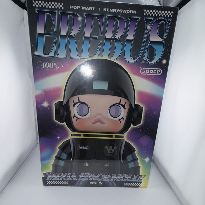 POP MART x Kennywork EREBUS Mega Space Molly 400% Space Art Toy Figure