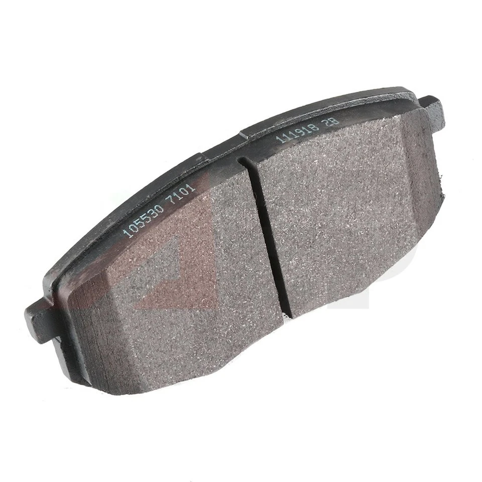 Fits 10-13 Kia Forte Koup Drilled & Slotted Front Brake Rotors And Ceramic Pads - Изображение 4 из 4