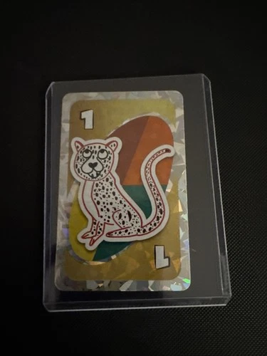 VeeFriends UNO Card Game  Charming Cheetah Tier 4 Foil Card Gary vee mattel