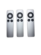 Apple Remote Lot of 3 Aluminum A1294 for Apple TV 1/2/3, Mac Used