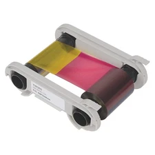 EVOLIS R5F002AAA ID Card Printer Ribbon,5 Panel,300 DPI 31NJ41