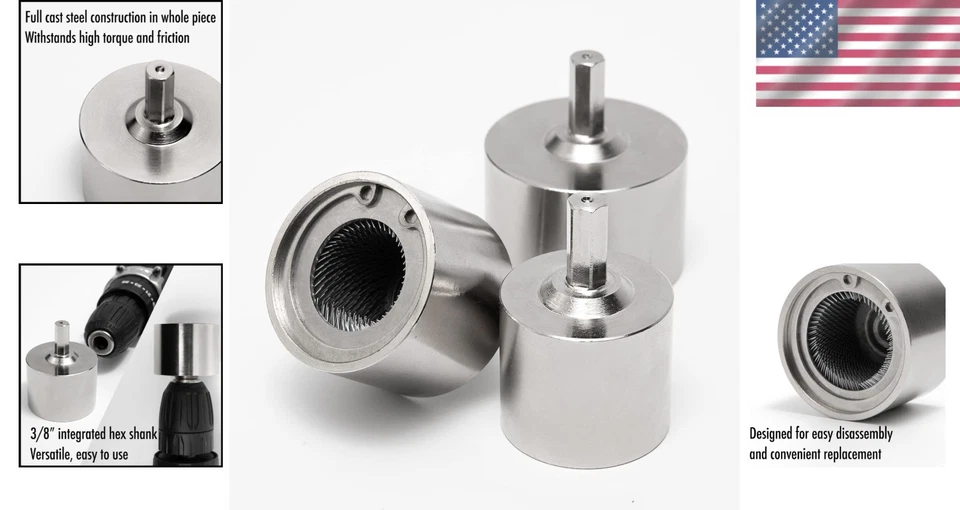 Durable All-Metal Copper Pipe Cleaning Brush for Drill - Replaceable & Efficient - Image 2 of 4