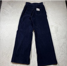 Vintage 70s Levi  s Bell Bottom Flare Women  s 24x30 Blue Corduroy Jeans USA 3384