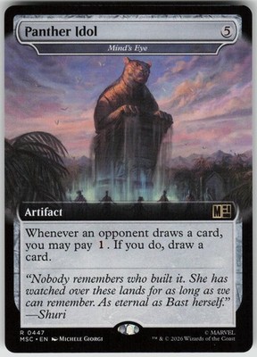 Panther Idol - Mind's Eye (Extended Art) 447 Marvel Super Heroes MTG NM/M