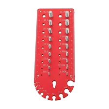 LABLT Thread Chaser Set, 18 Hole 3/32 to 1/2 inch, Nut and Bolt Thread Checker