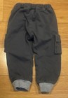 Petit Indi Baby Cargo Pants Gray 9 Months Solid Pattern Elastic Waist Pockets — photo 3
