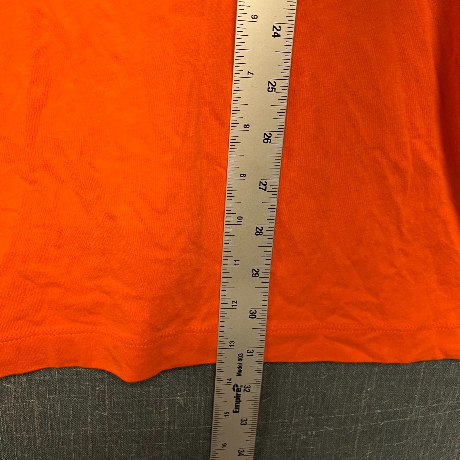 Nike Dri-Fit Men's Shirt Size L Orange Graphic Long Sleeve THE NIKE TEE Athletic thumbnail 5