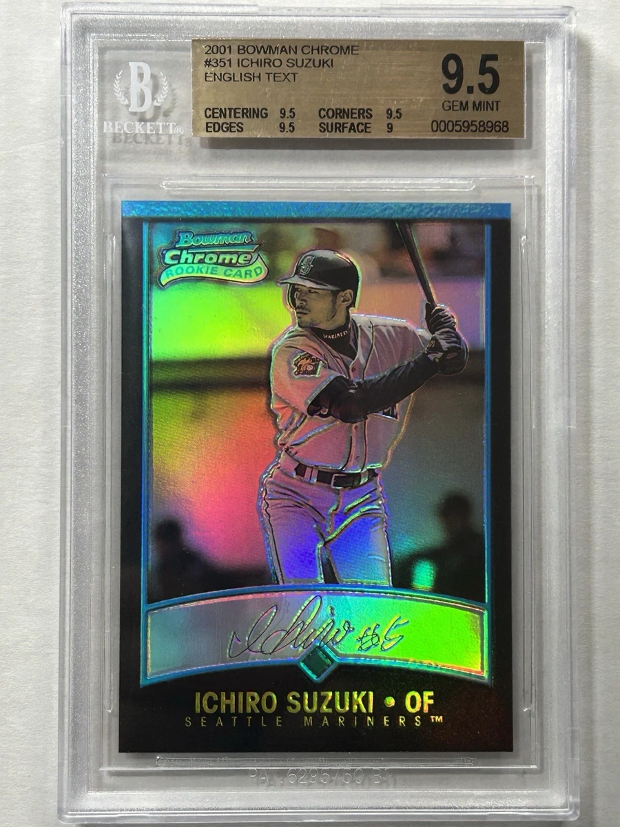 Bowman Ichiro Suzuki Rookie Baseball Sports Trading Cards