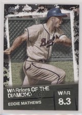 2020 Topps Warriors of the Diamond Black /299 Eddie Mathews #WOD-46 HOF fm0