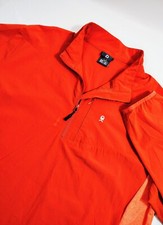 Little Donkey Andy Waterproof Lightweight 1/2 Zip Pullover Jacket Sz 2XL Orange
