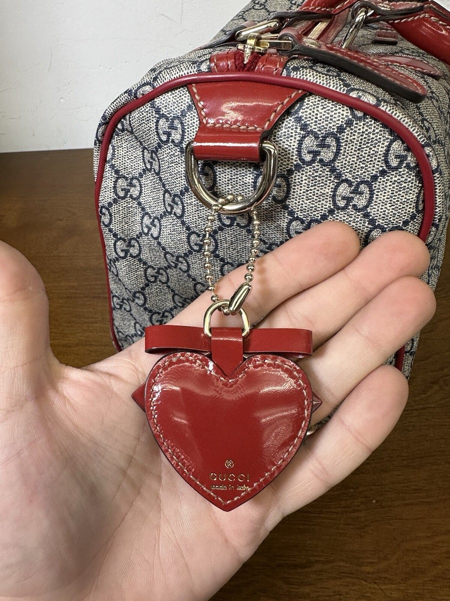 Gucci Coated Canvas Boston Tattoo Rose Heart Bag Limited Gucci Coated Canvas Boston Tattoo Rose Heart Bag Limited