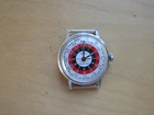 Vintage 30mm? Timex Bullseye Men's Mechanical Wristwatch Chrome Plated for Parts