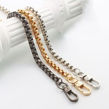 2x Metal Chain Strap Handle Replacement DIY Purse Shoulder Crossbody Bag Handbag