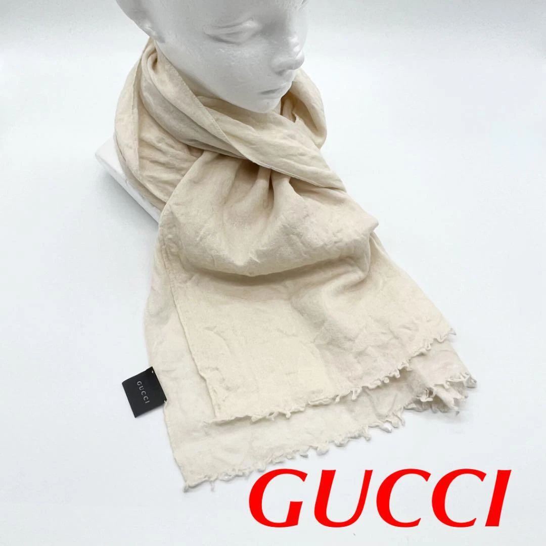 Gucci scarf deals white