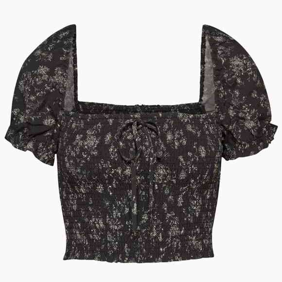 wilfred smocked blouse