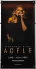 Weekends with ADELE Vinyl Banner (100 x 50) Las Vegas Residency 2023 Promo
