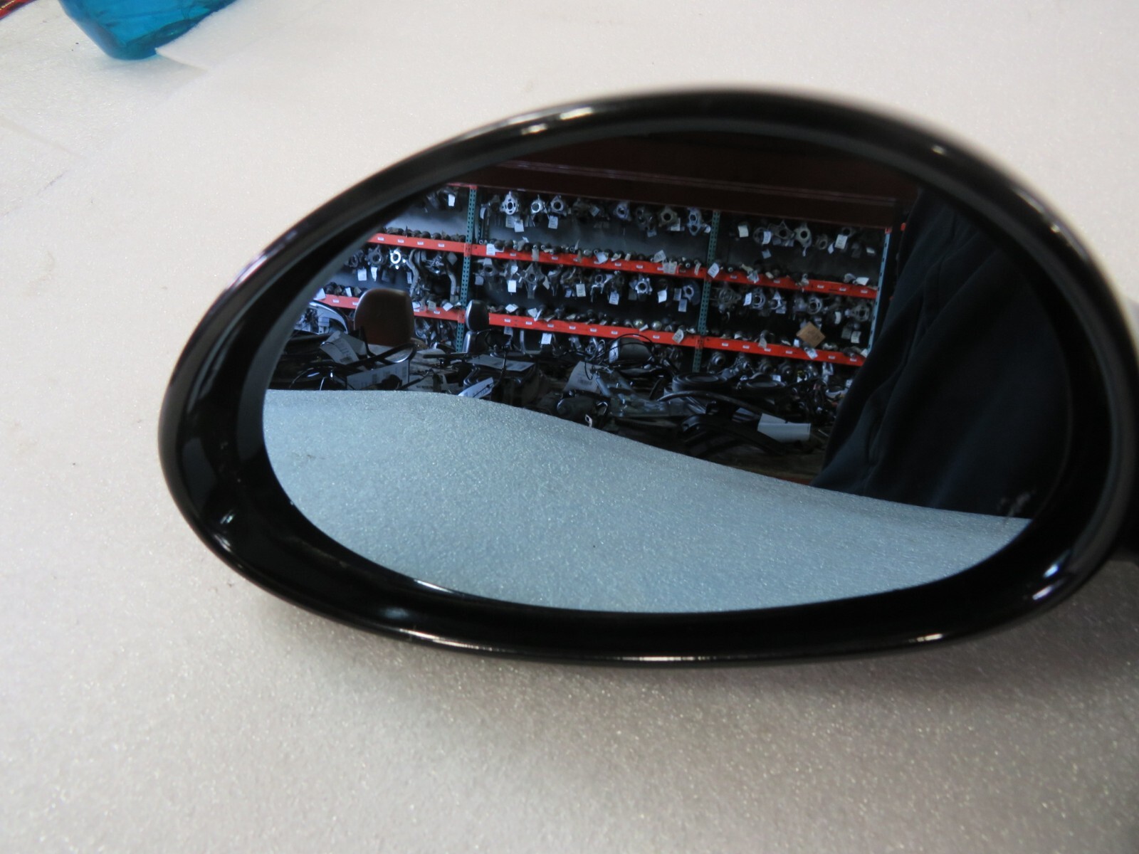 Ferrari 575, 550, LH, Left, Side View Mirror, Used, Black, P/N 65248810