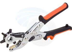 Details about   Multifunction Heavy Duty Hand Puncher Pliers Leather Belt Hole Punching Tool