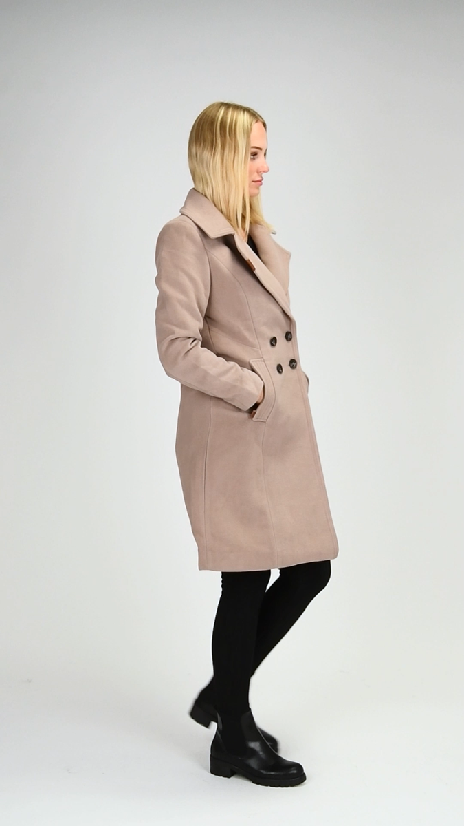 Navahoo Damen Mantel Trenchcoat Wintermantel Übergangs Jacke Parka