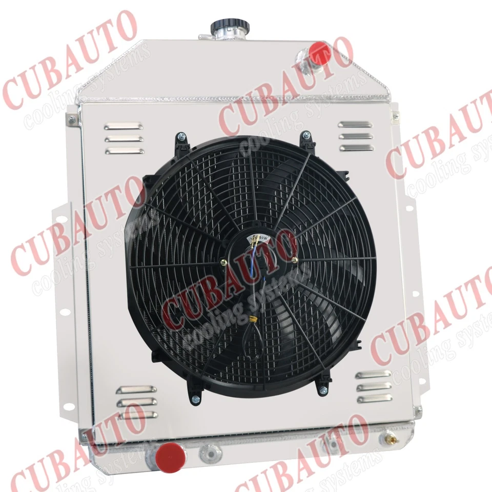 4 Row Radiator Shroud Fan For 1942-1952 1949 Ford F1 F2 F3 F4 Pickup Ford Engine - Image 4 of 4