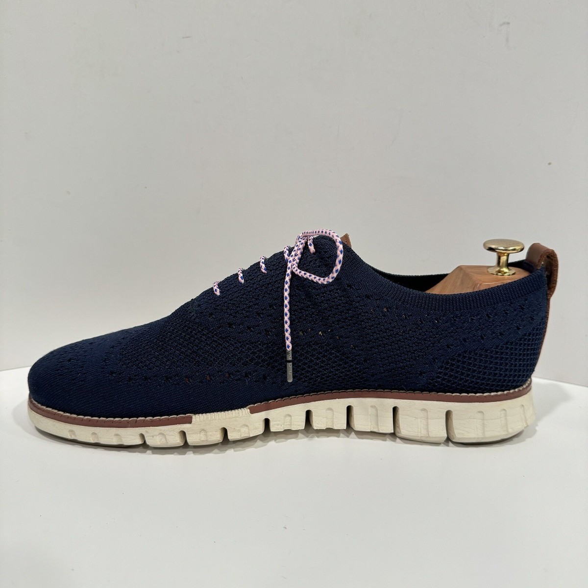 Cole Haan Zero Grand StitchLite Blue Wingtip Oxford Shoes Men’s sz 9.5M (C24947) Cole Haan Zerogrand Stitchlite Oxford Wingtip | Mercari main image 4